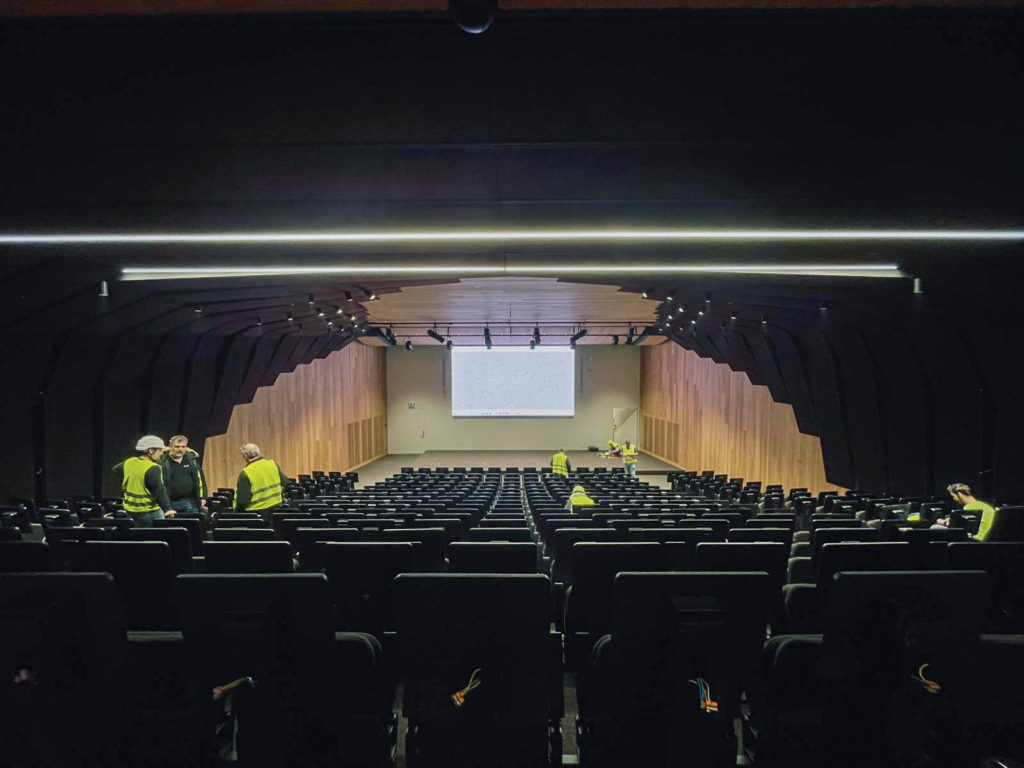 Auditorium ultramoderne de Spark à Genève